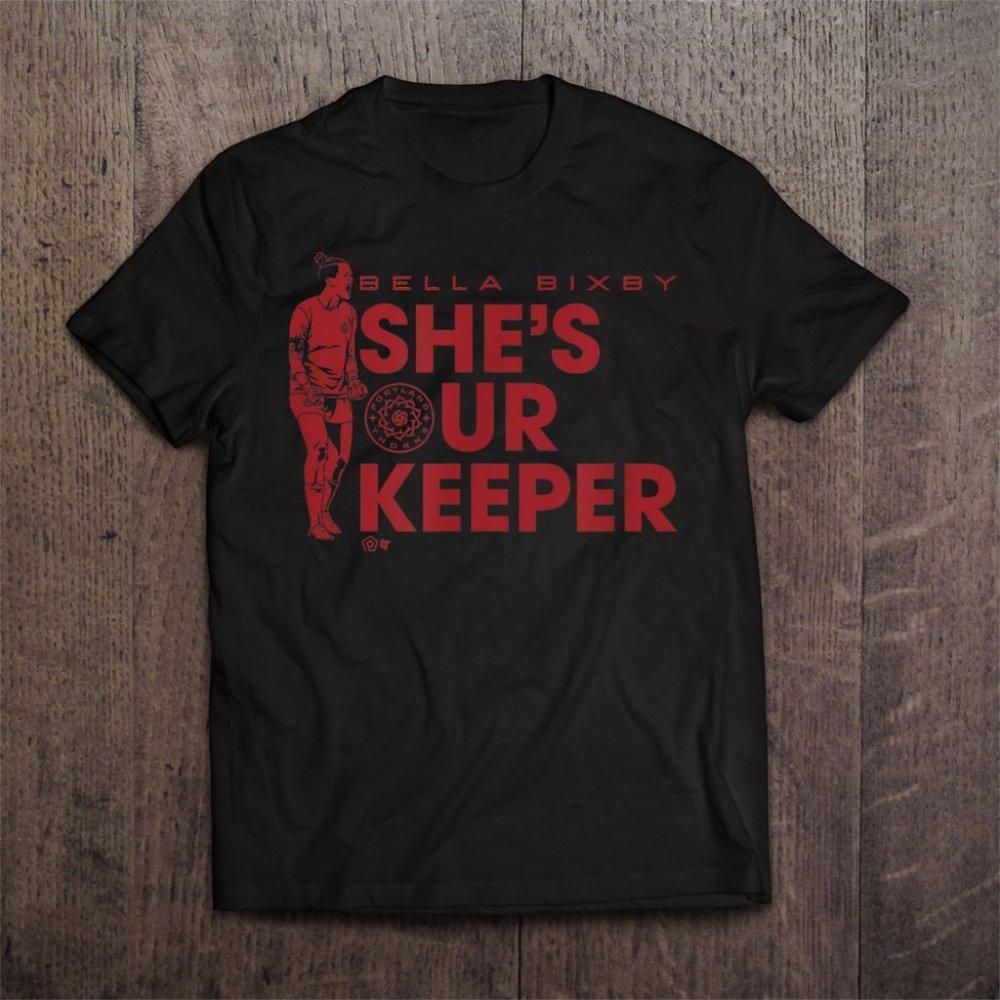 Portland Thorns Bella Bixby She Our Keeper Soccer Tee, Gift For Fans